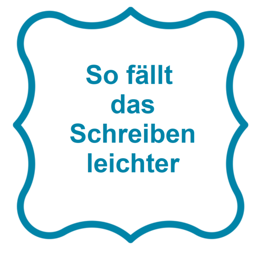 So fällt das Schreiben leichter